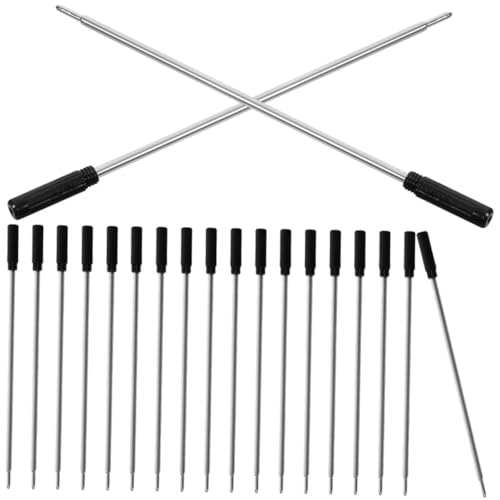 Homoyoyo 25Stücke Gelstift Minen Praktische Kugelschreiber Nachfüllungen Schwarze Minen für Langlebige Nutzung für Schule und Büro Einfach Austauschbar und Robust Homoyoyo 25Stücke Gelstift Minen Praktische Kugelschreiber Nachfüllungen Schwarze Minen für Langlebige Nutzung für Schule und Büro Einfach Austauschbar und Robust von Homoyoyo