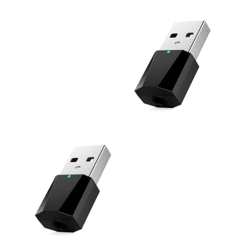 Homoyoyo 2St Mini-Empfänger Mini-USB-Empfänger Empfänger USB heimischer Klang Stereo-Audio-Receiver blackalicious Soundsystem fürs Auto schwarz Blackwel Empfänger-Audio Haushalt von Homoyoyo
