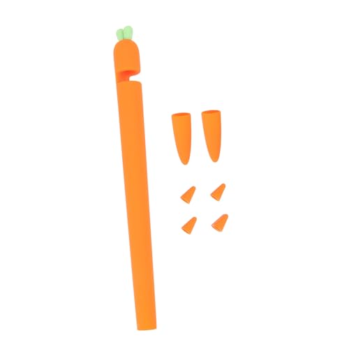 Homoyoyo 2St Stiftgriff Schutzhülle Karottenform Stiftschutzhülle Silikonhülle für Stift Karottenform Stiftgriff Handy Halterung Mäppchen Bleistift zweite Generation Griffigkeit von Homoyoyo
