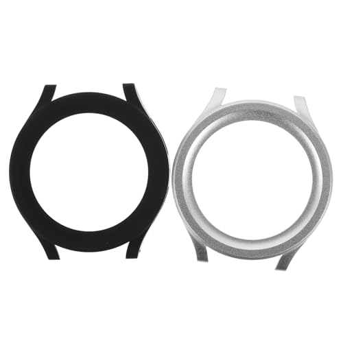 Homoyoyo 2Stücke Bruchsichere Uhrenabdeckung für Galaxy Watch pro Kreatives Uhrencover Stoßfester Schutz Klarer Displayschutz Langlebiges PC Gehärtetes Verhindert von Homoyoyo