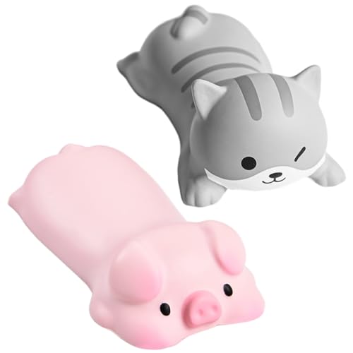 Homoyoyo 2Stücke Handgelenkstütze für Tastatur und Mauspad Ergonomisches Handgelenk Pad für Büro und Gaming Weiches Material für Komfort und Schwein Design Homoyoyo 2Stücke Handgelenkstütze für Tastatur und Mauspad Ergonomisches Handgelenk Pad für Büro und Gaming Weiches Material für Komfort und Schwein Design von Homoyoyo