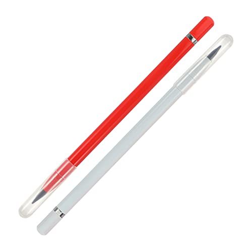 Homoyoyo 2Stücke Metall Tintenloser Stift Bleistift Mit Schwarzem Graphitkopf Wiederverwendbarer Stift Schreiben Und Zeichnen Für Künstler Homoyoyo 2Stücke Metall Tintenloser Stift Bleistift Mit Schwarzem Graphitkopf Wiederverwendbarer Stift Schreiben Und Zeichnen Für Künstler von Homoyoyo