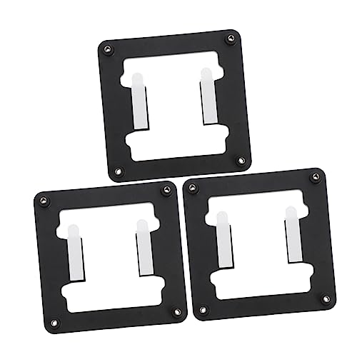 Homoyoyo 3 Stück Steckdosenhalterung Motherboard-halteklammer Motherboard-montagehalterung Cpu Kühler Lüfter Kühlkörper Cpu-lüfterständer Montage Des Kühlkörperlüfters Abs Black von Homoyoyo