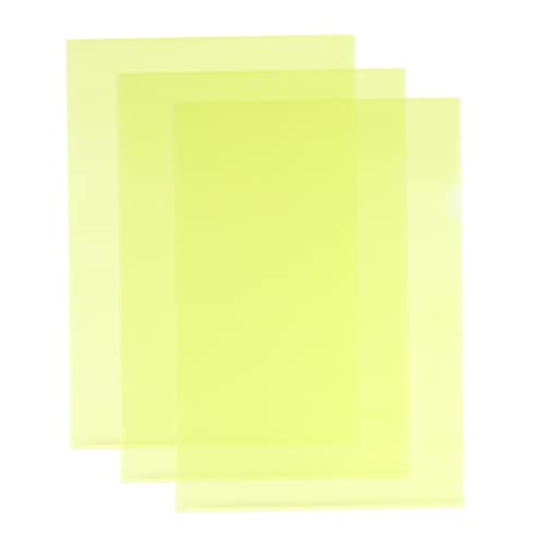 Homoyoyo 30 Stück Transparente Datei -Set plastikordner ordner durchsichtig Transparente Schreibmappe dokumentieren Organisator aus Papier Büro Ordner für Dateien Ordner transparent Yellow Homoyoyo 30 Stück Transparente Datei -Set plastikordner ordner durchsichtig Transparente Schreibmappe dokumentieren Organisator aus Papier Büro Ordner für Dateien Ordner transparent Yellow von Homoyoyo