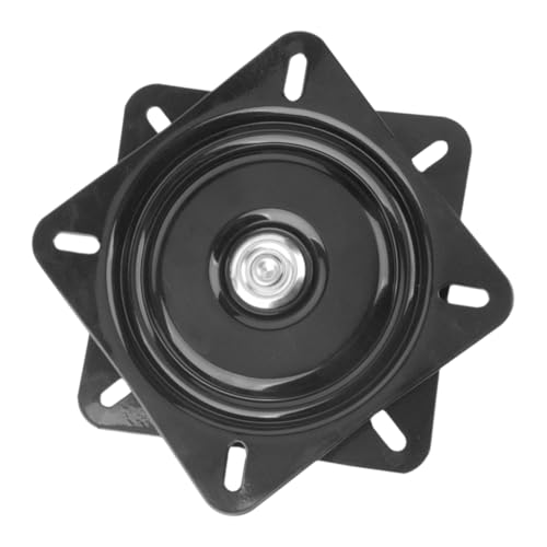 Homoyoyo 360 Stuhl drehbarer Drehteller Salon schwenken Stuhlmatte für Teppich bürosessel schreibtischstuhlunterlage Austausch der Barhockersitze robuster Barhocker drehbar Metall Black von Homoyoyo