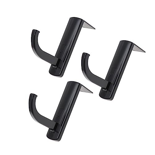 Homoyoyo 3 Stücke Kopfhörer Ständer Haken Schreibtisch Kopfhörer Aufhänger für Headset Lagerung Schwarz von Homoyoyo