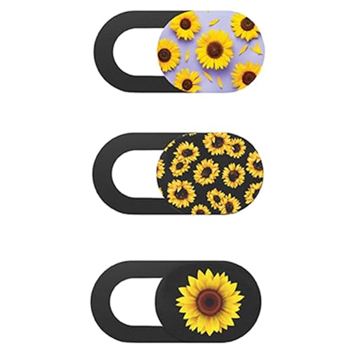 Homoyoyo 3st Kameraabdeckung Webcam-Abdeckung Kamera Abdeckung Für Tablet Web Kamera Abdeckung Für Laptop Computer Laptops Tablette Mit Pantalla Computerkamera Handy Sonnenblume Abs Homoyoyo 3st Kameraabdeckung Webcam-Abdeckung Kamera Abdeckung Für Tablet Web Kamera Abdeckung Für Laptop Computer Laptops Tablette Mit Pantalla Computerkamera Handy Sonnenblume Abs von Homoyoyo