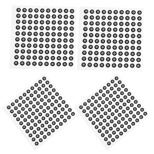 Homoyoyo 4 Blatt Scan Marker Referenzmarker Für Messungen Scan Zubehör Referenzmarker Für Die Ausrichtung Tracking Dots Punkt Scanning Marker Scanning Tools Silber Reflektierende Folie von Homoyoyo