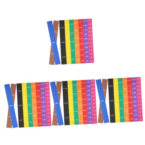 Homoyoyo 4 Sets Schüler Mathe Pädagogische Bruchrechnung Klassenzimmer Schüler Mathe Lernspielzeug Mathe Kognition Schüler Arithmetik Vorschulspielzeug Lehrhilfe Magnet von Homoyoyo