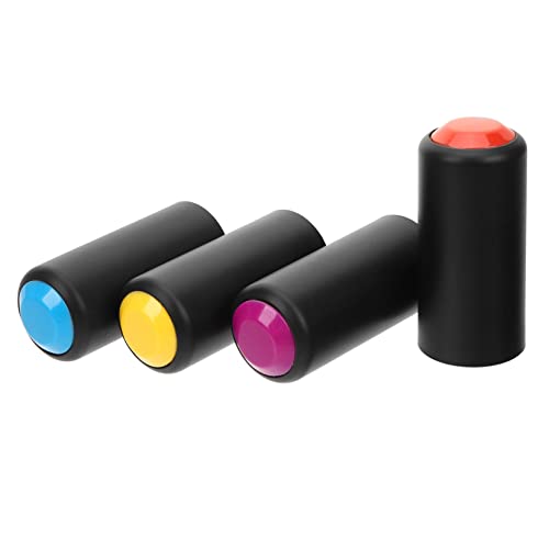 Homoyoyo 4 Stück Batteriekappen für Mikrofone aus Kunststoff Abdeckung Sicher Karaoke Ärmel mikrofonzubehã¶r mikrofon zubehör Mikrofon-Batteriedeckel aus Kunststoff Mikrofonteil Plastik von Homoyoyo