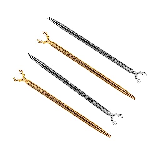Homoyoyo 4 Stück Elch schreibt Stift schreibutensilien metall kugelschreiber metallkugelschreiber Metall-Kugelschreiber Studentenpreis-Geschenkstift Stift aus Metall Legierung Silver Homoyoyo 4 Stück Elch schreibt Stift schreibutensilien metall kugelschreiber metallkugelschreiber Metall-Kugelschreiber Studentenpreis-Geschenkstift Stift aus Metall Legierung Silver von Homoyoyo