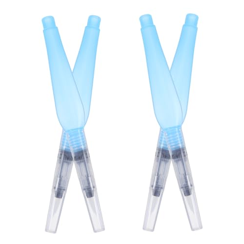 Homoyoyo 4 Stück Mit Wasser gefüllter Nylon-Malstift Wasserpinselstifte für Aquarell nachfüllbarer Pinsel Aquarellpinsel für nachfüllbarer Lackstift tragbarer Pinsel Kunststoff Blau Homoyoyo 4 Stück Mit Wasser gefüllter Nylon-Malstift Wasserpinselstifte für Aquarell nachfüllbarer Pinsel Aquarellpinsel für nachfüllbarer Lackstift tragbarer Pinsel Kunststoff Blau von Homoyoyo