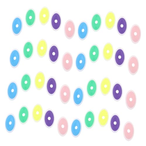 Homoyoyo 40 Stück Radiergummis Schreibwaren trocken abwischbarer Marker-Radierer Tipp Schüttgut bleistifte buntstifte löschbare Silikon-Radierer Mini-Radierer Halbsand-Radiergummi Kieselgel von Homoyoyo