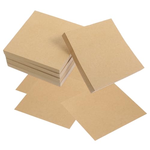 Homoyoyo 5 Klebrige Aufkleber Notizblock Klein Notizbücher Für Die Arbeit Notizbilder Lesezeichen Buchkommentar-kit Notizen Glatt Schreibende Notizblöcke Klebestreifen Brown Papier von Homoyoyo