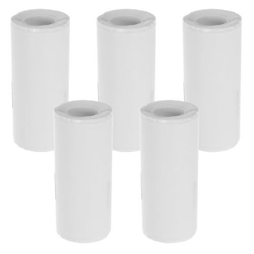Homoyoyo 5 Rollen Mini-Handdrucker druckerpapier mini drucker -Etikettenpapier-Minidrucker Aufkleberpapier für Thermodrucker Thermoaufkleberpapier für Minidrucker Weiß Homoyoyo 5 Rollen Mini-Handdrucker druckerpapier mini drucker -Etikettenpapier-Minidrucker Aufkleberpapier für Thermodrucker Thermoaufkleberpapier für Minidrucker Weiß von Homoyoyo