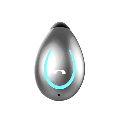 Homoyoyo 50 Ohrclip Ohrhörer Kabellose Kopfhörer Kabelloses Headset wasserdichte Kopfhörer Ohrhörer Kabellose Unsichtbare Ohrhörer Headset Kabellos Grau Kunststoff von Homoyoyo