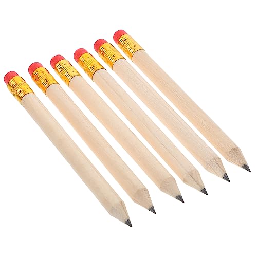 Homoyoyo 50 Stück kalligraphie-stifte calligraphy stifte skizzenstifte zeichenbleistifte schönschreibstifte Radiergummi Bürobedarf Holzbleistift ohne Tinte Praktische Stifte Nachfüllung rot von Homoyoyo