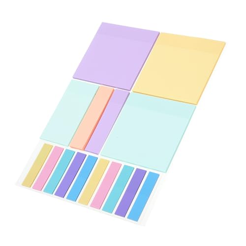 Homoyoyo 500Stücke Notizblöcke Selbstklebende Haftnotizen Design Memoaufkleber Stark Klebend Für Büro Schule Und Zuhause Pastellfarben von Homoyoyo