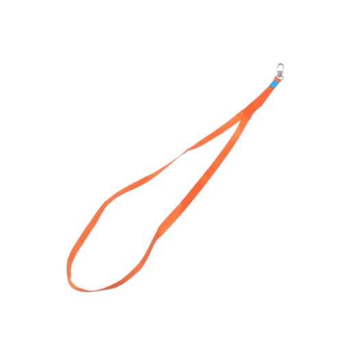 Homoyoyo 50Stücke Id Abzeichen Lanyard Breites Umhängeband Mit Clip Für Ausweis Namensschilder Schule Und Büro Komfortabel Und Vielseitig Einsetzbar Orangefarbenes Design Für Events von Homoyoyo