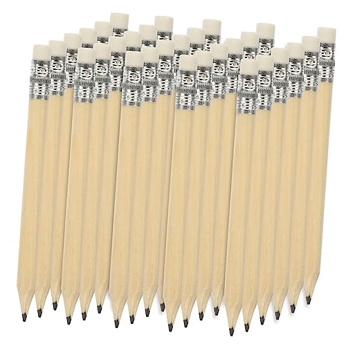 Homoyoyo 50Stücke Kurze Bleistifte Für Holzfarbe Mit Radiergummi Bleistifte Zeichnen Und Schreiben Perfektes Kinderspielwerkzeug von Homoyoyo