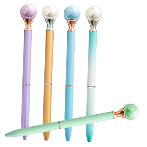 Homoyoyo 5Stücke Kugelschreiber Drehmechanismus Schreibstifte Candy Sprühgradient Champagnergold Und Candy Für Bürobedarf Und Notizen von Homoyoyo