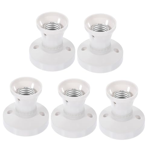 Homoyoyo 5Stücke Lampenfassung Adapter Leichte Basis Für Glühbirnen Für Deckenlampen Wandlampen Schienensysteme Einfache Installation Hohe Kompatibilität Homoyoyo 5Stücke Lampenfassung Adapter Leichte Basis Für Glühbirnen Für Deckenlampen Wandlampen Schienensysteme Einfache Installation Hohe Kompatibilität von Homoyoyo