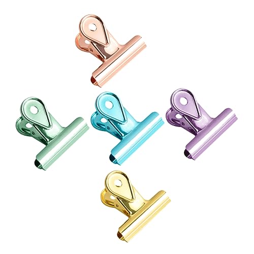 Homoyoyo 5Stücke Multifunktionale Papierklemmen Lange Schwanzclips Büroklammern Aus Rostfreiem Für Büro Schule Und Zuhause Robuste Und Langlebige Datei Clips von Homoyoyo