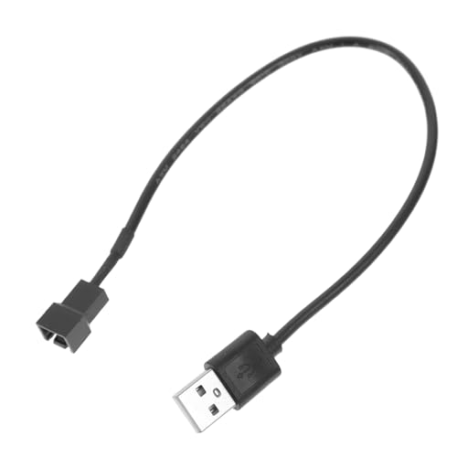 5er Set USB Zu 3 Pin Kabel Für PC Gehäuse üfter 30cm Lange PC üfter Adapterkabel USB Auf 3 Pin Kabel Für Notebook Und Desktop üfter von Homoyoyo