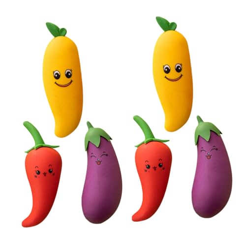 Homoyoyo 6 Stück Cartoon-Radiergummi süßes stationäres klein Banane bleistift radiergummi lustige radiergummis Mangokautschuk dekorative Radiergummis süße fruchtradiergummis tpe von Homoyoyo