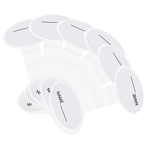 Homoyoyo 6 Stück -Namensschild -Namenshalter Namensschilds -Identifikation Austausch des Stethoskopschlauchs -Clip -Kartenhalter Plastik von Homoyoyo