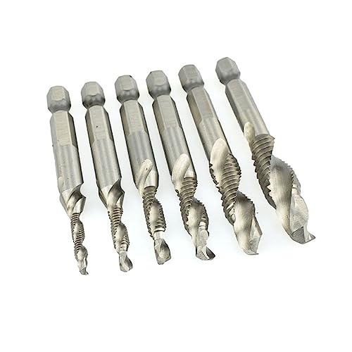 Homoyoyo 6 Stück Senkbohrer self centering drill bit metall bohrer Selbstzentrierender Bohrer metallbohrer bohrständer Schraubenspiralspitzengewinde Bohrer und Gewindebohrer Homoyoyo 6 Stück Senkbohrer self centering drill bit metall bohrer Selbstzentrierender Bohrer metallbohrer bohrständer Schraubenspiralspitzengewinde Bohrer und Gewindebohrer von Homoyoyo