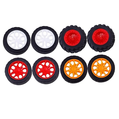 Homoyoyo 8Stücke Teiliges Kunststoffräder für DIY Spielzeugautos Ersatzräder Rc Modelle Langlebig Vielseitig Einsetzbar für Kreative Projekte Homoyoyo 8Stücke Teiliges Kunststoffräder für DIY Spielzeugautos Ersatzräder Rc Modelle Langlebig Vielseitig Einsetzbar für Kreative Projekte von Homoyoyo