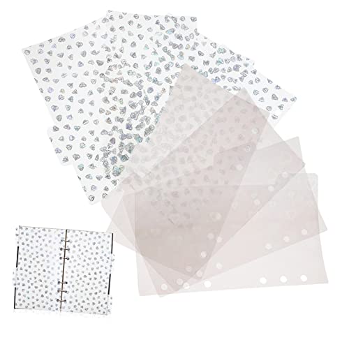 Homoyoyo 8Stücke Teiliges Ordner Trenner mit Halbtransparentes Diamant Muster Index Trennblätter für Notizbuch und Bürobedarf Langlebig Pet Material von Homoyoyo
