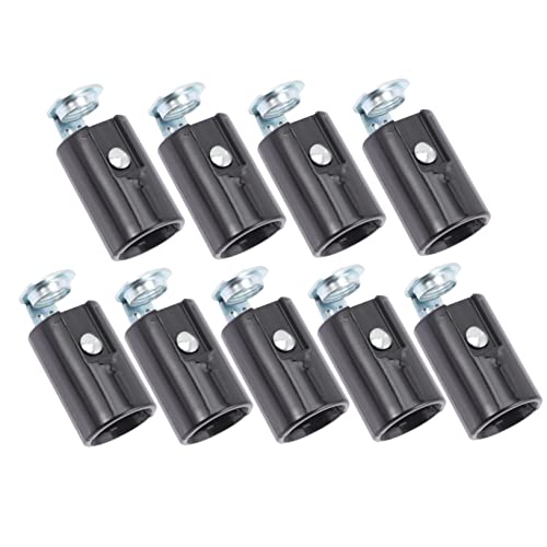 Homoyoyo 9 Stück Sockel für Kerzenlampe Kronleuchter Buchse LED Kerzenlampenfassung wandleuchte steckdose lamp holder lampen fassungen Ersatzlichtbasen Kerze Lampensockel Eisen Black von Homoyoyo