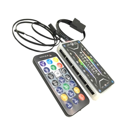 Homoyoyo Argb Hub Controller Multi Port Adapter für RGB Beleuchtung mit Musiksteuerung Kompatibel mit PC Einfache Installation Stabil Zuverlässig Perfektes Homoyoyo Argb Hub Controller Multi Port Adapter für RGB Beleuchtung mit Musiksteuerung Kompatibel mit PC Einfache Installation Stabil Zuverlässig Perfektes von Homoyoyo
