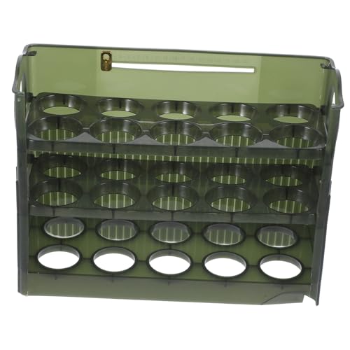 Homoyoyo Aufbewahrungsbox für Eier Kühlschrank-Eierregal Eierhalter für den Kühlschrank Ei-Organizer für Kühlschrank Kühlschranktür-Eierregal Seitentür Aufbewahrungskiste Wiederverwendbar von Homoyoyo