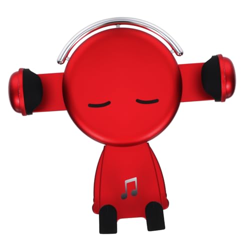 Homoyoyo Cartoon -Telefonhalter Handy aufsteller Handy Halter Handyhalterung fürs Auto Halterung für Mobile Navigation Inhaber Autos Auto Telefon Halterung Schwerkraft-Telefonständer rot von Homoyoyo