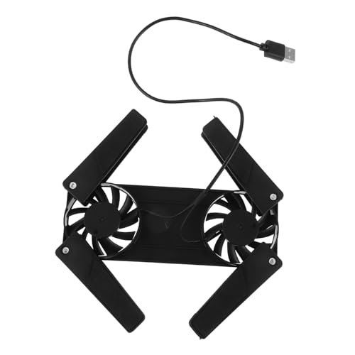 Homoyoyo Computer-Kühlregal Laptop-Kühlkissen klein Dein Luftstrom Hitze Laptophalterung aus Kunststoff Laptop-Kühler-Kühler-Pad Kühlung des Laptopständers Plastik Black Homoyoyo Computer-Kühlregal Laptop-Kühlkissen klein Dein Luftstrom Hitze Laptophalterung aus Kunststoff Laptop-Kühler-Kühler-Pad Kühlung des Laptopständers Plastik Black von Homoyoyo