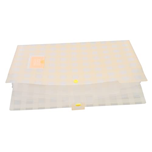 Homoyoyo Dateiordner Kompakte Und Dateibox Für Büroorganisation Wasserdichte Dokumententasche Mit Eleganter Handwerkskunst Und Praktischem Design Kariert von Homoyoyo