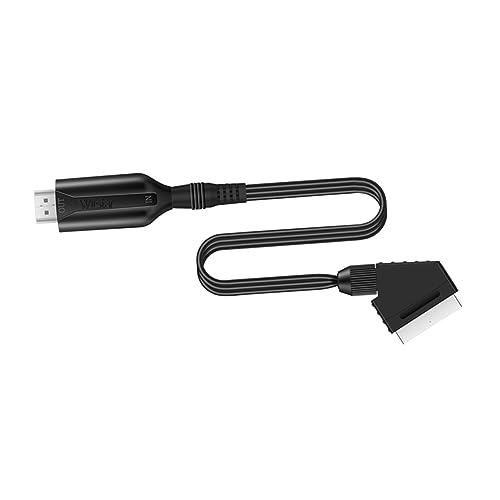 Homoyoyo Direktverbindungskonvertierungslinie Scart-zu-Video-Konverter Videoskalierer Scart-Kabel Video-Audio- Video-Audio-Upscale-Konverter Audio-Video-Konverter Gummi Schwarz Homoyoyo Direktverbindungskonvertierungslinie Scart-zu-Video-Konverter Videoskalierer Scart-Kabel Video-Audio- Video-Audio-Upscale-Konverter Audio-Video-Konverter Gummi Schwarz von Homoyoyo