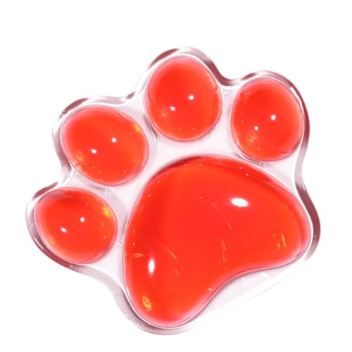 Homoyoyo Ergonomisches Katzenpfoten Mauspad aus Silikon mit Rutschfester Handgelenkstütze für Büro und Gaming Niedliches Design für Komfort und Stabilität von Homoyoyo