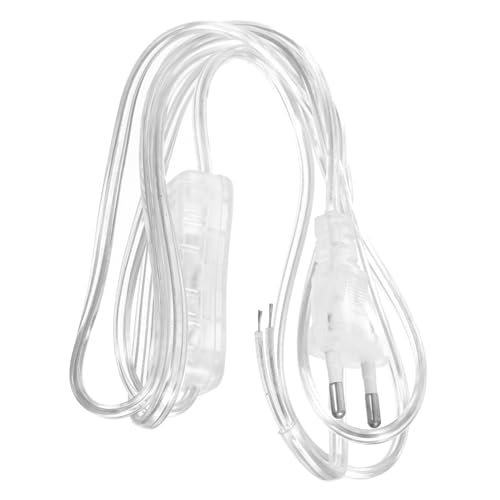 Homoyoyo Ersatzlampenkabel wandleuchte schrankleuchten DIY-Lampenkabel leuchtstäbe laterne wall lights Verlängerungskabel mit Pendelleuchte Kabel Klares Verlängerungskabel PVC Transparent Homoyoyo Ersatzlampenkabel wandleuchte schrankleuchten DIY-Lampenkabel leuchtstäbe laterne wall lights Verlängerungskabel mit Pendelleuchte Kabel Klares Verlängerungskabel PVC Transparent von Homoyoyo