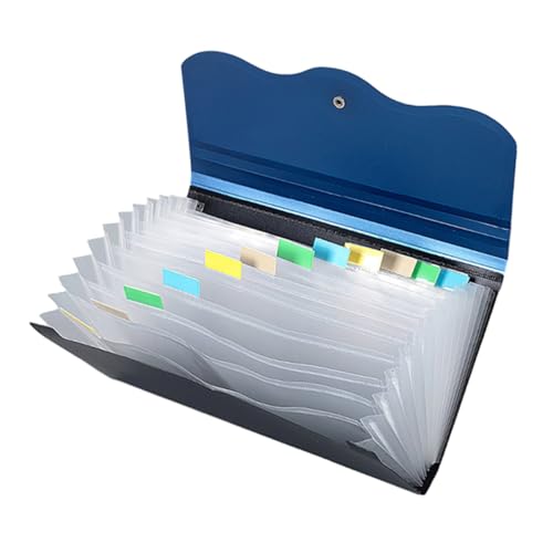 Homoyoyo Erweiterbarer Dateiordner Fächer Material Sicher Und Langlebig Für Organisation Von Dokumenten Karten Und Tickets von Homoyoyo