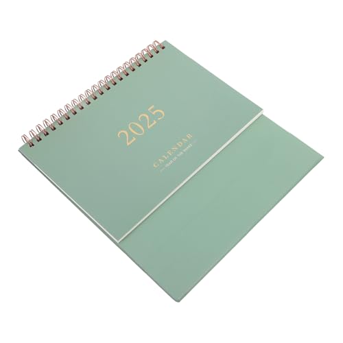 Homoyoyo Goldstempelkalender jahreskalender spiralbindung Kalender für Zuhause Aufstellkalender Büro Kalender 2024-2025 Planer 2025 filigraner Standkalender Stehtischkalender Papier Green Homoyoyo Goldstempelkalender jahreskalender spiralbindung Kalender für Zuhause Aufstellkalender Büro Kalender 2024-2025 Planer 2025 filigraner Standkalender Stehtischkalender Papier Green von Homoyoyo