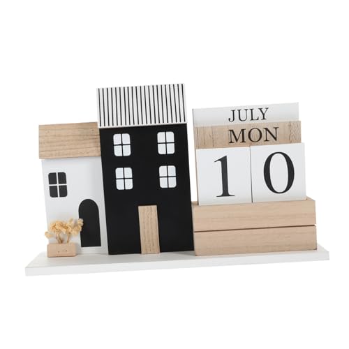 Homoyoyo Holz Schreibtischkalender Perpetual Kalender Dekorativer Tischkalender Für Büro Und Zuhause Stilvolles Desktop Zur Zeitplanung Und Terminübersicht Homoyoyo Holz Schreibtischkalender Perpetual Kalender Dekorativer Tischkalender Für Büro Und Zuhause Stilvolles Desktop Zur Zeitplanung Und Terminübersicht von Homoyoyo