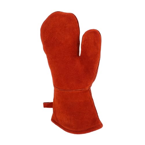 Homoyoyo Isolierhandschuhe Für Hohe Temperaturen Grillhandschuhe Ofenhandschuhe Für Die Küche Grill Hitzebeständige Handschuhe Hitzebeständiger Handschuh Küchenhandschuhe Rindsleder von Homoyoyo