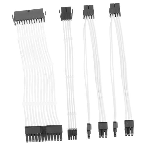 Homoyoyo Kabel 1 Satz Leistungsmodullinie PC-Kabel Stromkabel GPU-Kabel Verlängerungskabel Kabelmod Stromversorgungskabelsatz Netzteil Suite Silikonlinie Kupfer von Homoyoyo