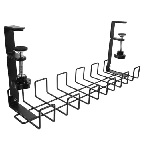 Homoyoyo Kabelmanagement Rack Für Schreibtisch Multifunktionale Verstellbare Unter Tisch Kabelaufbewahrung Für Ladekabel Robuster Draht Kabel Organizer von Homoyoyo