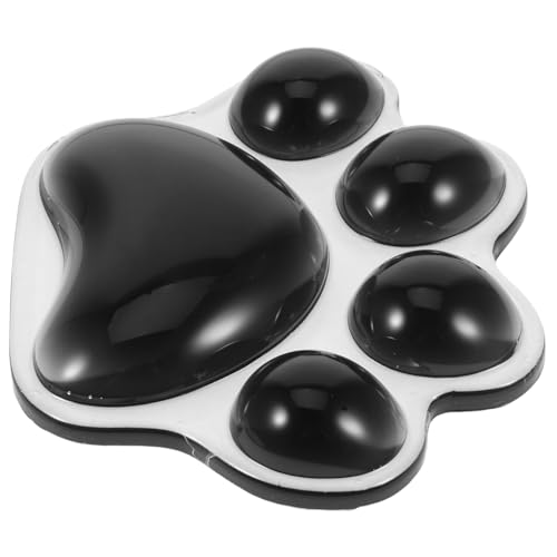 Homoyoyo Katzenkrallen-Handgelenkpolster Katzentatzen-Mausunterlage Handgelenkstus Kieselgel Schwarz Homoyoyo Katzenkrallen-Handgelenkpolster Katzentatzen-Mausunterlage Handgelenkstus Kieselgel Schwarz von Homoyoyo