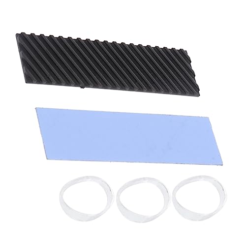 Homoyoyo Kühlkörper radiatoren heatsink SSD Kühlung kühler für laptop coppers laptip kupfer heizkörper Computerzubehör Kühlrippe aus Kupfer Heizkörper aus Metall Graphen-Beschichtung Black von Homoyoyo